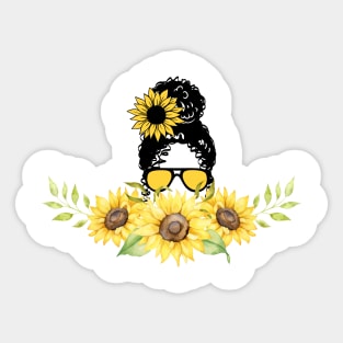 Flower Lady Sticker